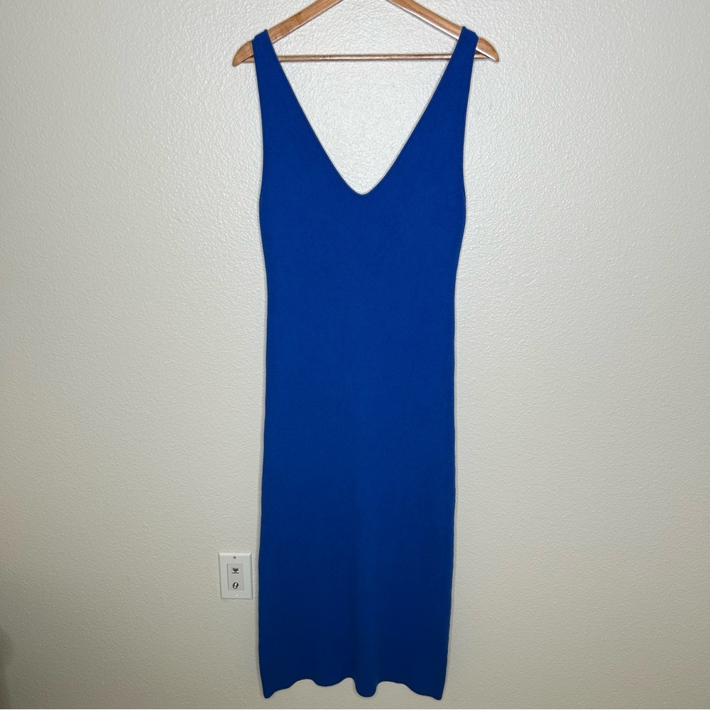 Free People Beach Danielle Sweater Dress blue large